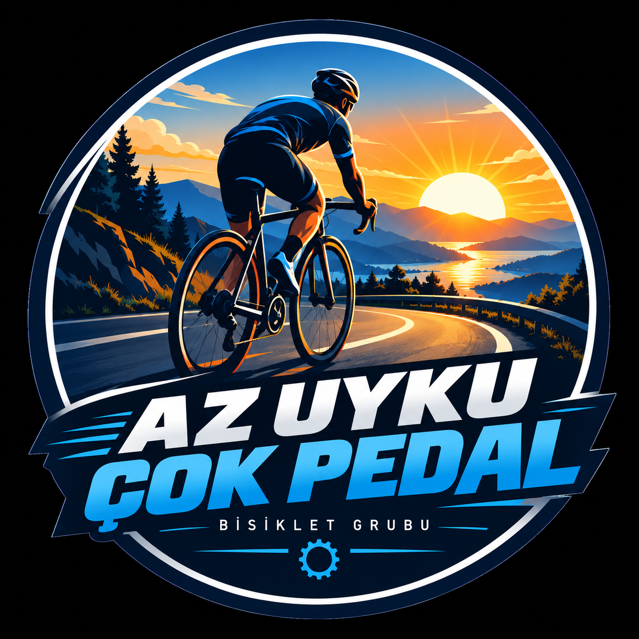 Az Uyku Çok Pedal Bisiklet Grubu logosu